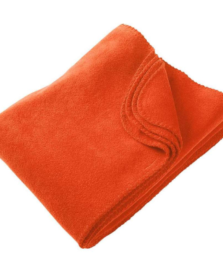 Harriton M999 12.7 oz. Fleece Blanket in Orange