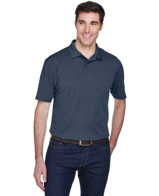Harriton M354 Men's Micro-Piqué Polo in Navy