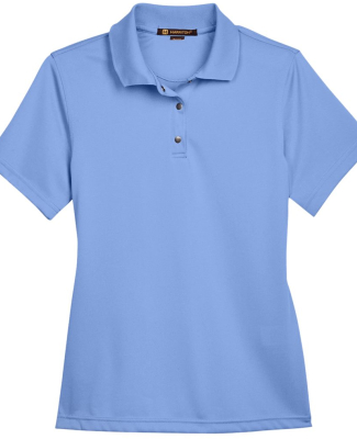 Harriton M345W Ladies' Advantage IL Snap Placket P in Industry blue