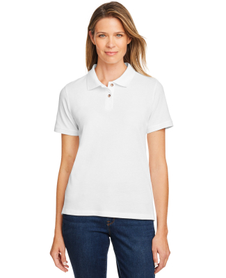 Harriton M200W Ladies' 6 oz. Ringspun Cotton Piqué Short-Sleeve Polo