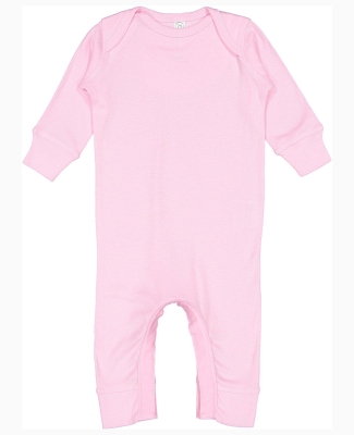 Rabbit Skins 4412 Infant Long Legged Baby Rib Body in Pink
