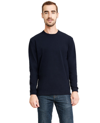 Next Level Apparel 6411 Unisex Sueded Long Sleeve  in Midnight navy