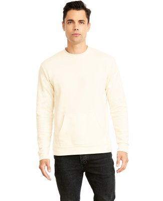 Next Level Apparel 9001 Unisex Crew with Pocket in Natural