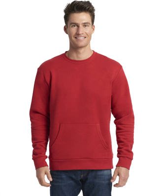 Next Level Apparel 9001 Unisex Crew with Pocket in Red