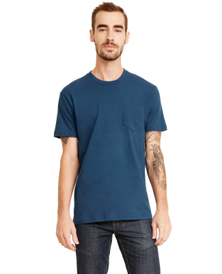 Next Level Apparel 3605 Unisex Pocket Crew in Cool Blue
