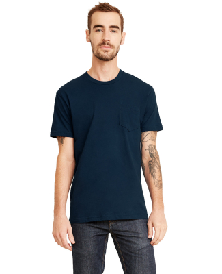 Next Level Apparel 3605 Unisex Pocket Crew in Midnight navy