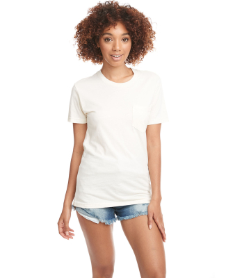Next Level Apparel 3605 Unisex Pocket Crew in Natural