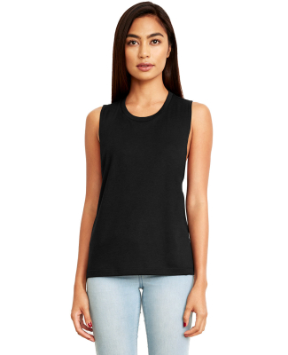 Next Level Apparel 5013 Women's Festival Muscle Ta in Black