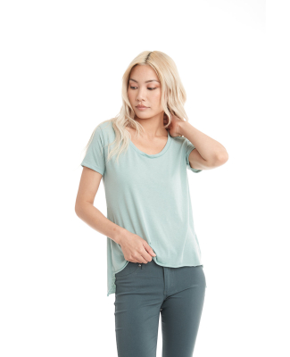 Next Level Apparel 5030 Women's Festival Droptail in Stonewash green