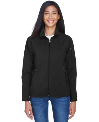 North End 78034 Ladies' Three-Layer Fleece Bonded  in Black