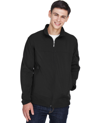 North End 88099 Men's Three-Layer Fleece Bonded Pe in Black