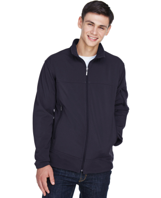 North End 88099 Men's Three-Layer Fleece Bonded Pe in Midnight navy