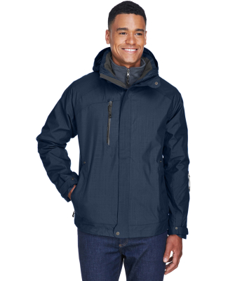 North End 88178 Men's Caprice 3-in-1 Jacket with S in Classic navy