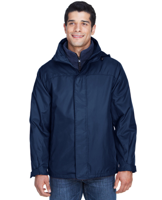 North End 88130 Adult 3-in-1 Jacket in Midnight navy