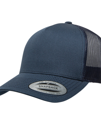 Yupoong-Flex Fit 6506 Retro Snapback Trucker Cap in Navy