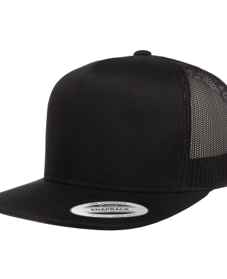 Yupoong-Flex Fit 6006 Five-Panel Classic Trucker C in Black