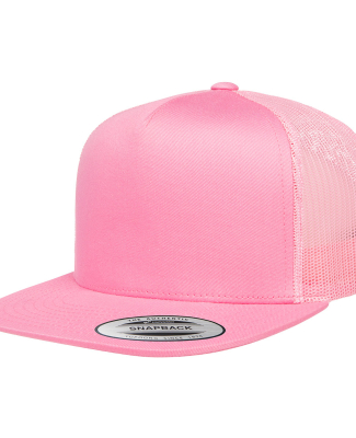 Yupoong-Flex Fit 6006 Five-Panel Classic Trucker C in Pink