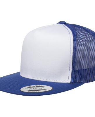 Yupoong-Flex Fit 6006 Five-Panel Classic Trucker C in Royal/ white/ royal