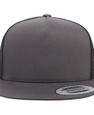Yupoong-Flex Fit 6006 Five-Panel Classic Trucker C in Charcoal/ black