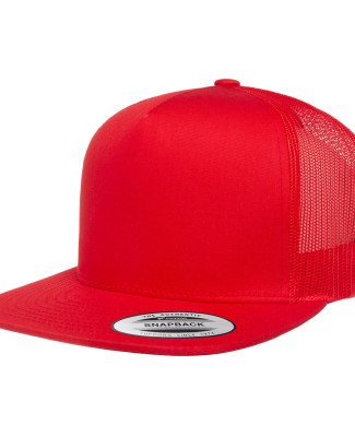 Yupoong-Flex Fit 6006 Five-Panel Classic Trucker C in Red