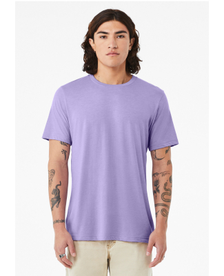 BELLA+CANVAS 3413 Unisex Howard Tri-blend T-shirt in Dark lavender triblend