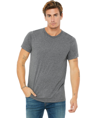 BELLA+CANVAS 3413 Unisex Howard Tri-blend T-shirt in Grey triblend