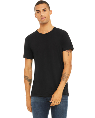 BELLA+CANVAS 3413 Unisex Howard Tri-blend T-shirt in Solid black triblend