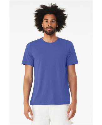 BELLA+CANVAS 3413 Unisex Howard Tri-blend T-shirt in Solid true royal triblend