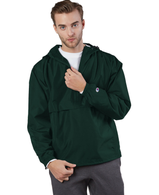 Champion Clothing CO200 Packable Jacket in Dark Green