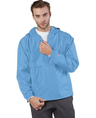 Champion Clothing CO200 Packable Jacket in Light blue
