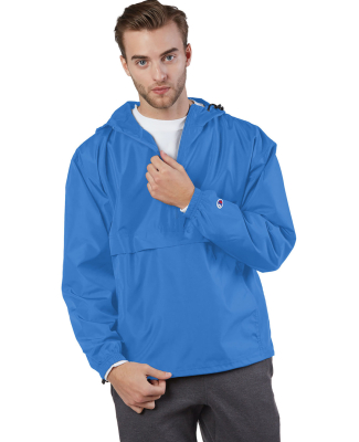 Champion Clothing CO200 Packable Jacket in Royal blue
