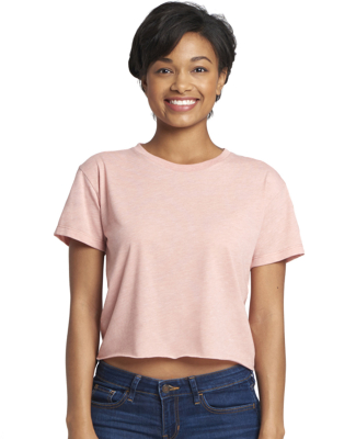 Next Level Apparel 5080 Festival Women's Cali Crop in Desert Pink