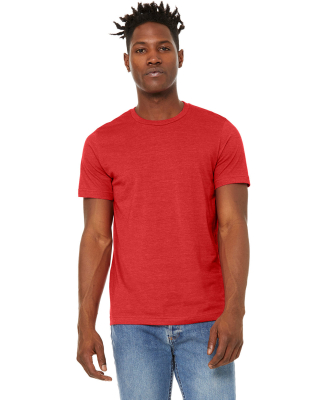 Bella + Canvas 3301 Unisex Sueded Tee in Heather red