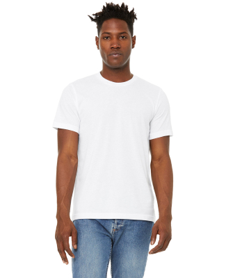 Bella + Canvas 3301 Unisex Sueded Tee in Solid white blend