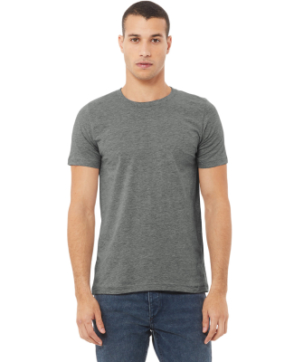 Bella + Canvas 3001CVC Unisex Short Sleeve Heather in Deep heather