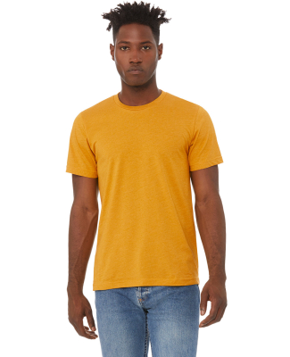 Bella + Canvas 3001CVC Unisex Short Sleeve Heather in Heather mustard