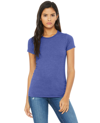 BELLA 6004 Womens Favorite T-Shirt in Heather true royal