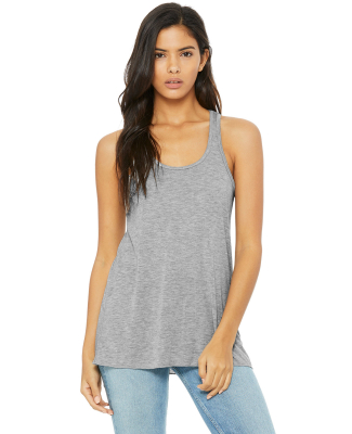 BELLA 8800 Womens Racerback Tank Top in Athletic heather