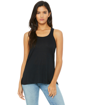 BELLA 8800 Womens Racerback Tank Top in Black
