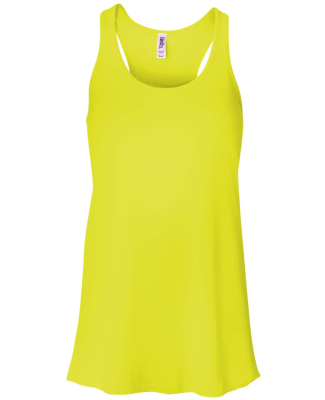 BELLA 8800 Womens Racerback Tank Top in Neon yellow