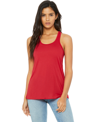 BELLA 8800 Womens Racerback Tank Top in Red