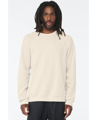 BELLA+CANVAS 3901 Unisex Tri-blend Sponge Fleece S in Natural