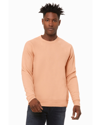 BELLA+CANVAS 3901 Unisex Tri-blend Sponge Fleece S in Peach