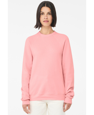 BELLA+CANVAS 3901 Unisex Tri-blend Sponge Fleece S in Pink