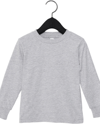 Bella + Canvas 3501T Toddler Jersey Long Sleeve Te in Athletic heather