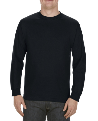 Alstyle 1304 Classic Long Sleeve Tee by American A in Black