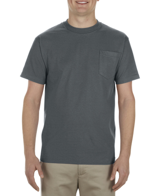 Alstyle 1905 Heavyweight Pocket Tee in Charcoal