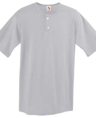 580 Two Button Baseball Jersey in Athletic heather
