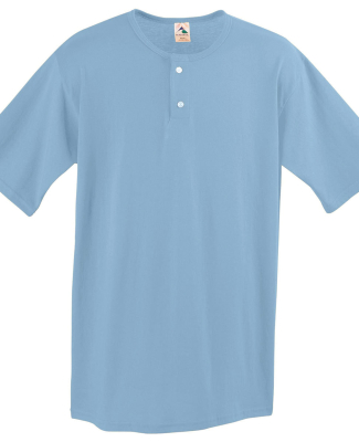 580 Two Button Baseball Jersey in Light blue