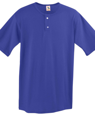 580 Two Button Baseball Jersey in Purple